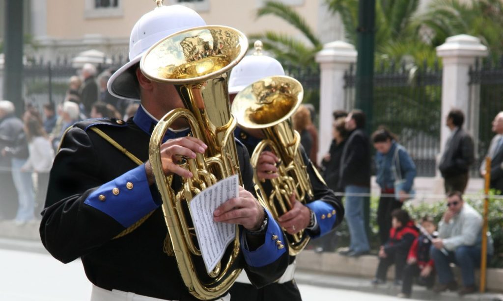 military trumpeter