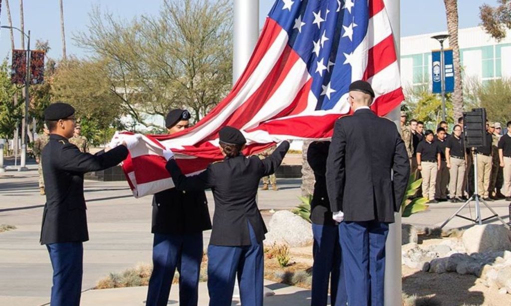 flag-raising ceremony